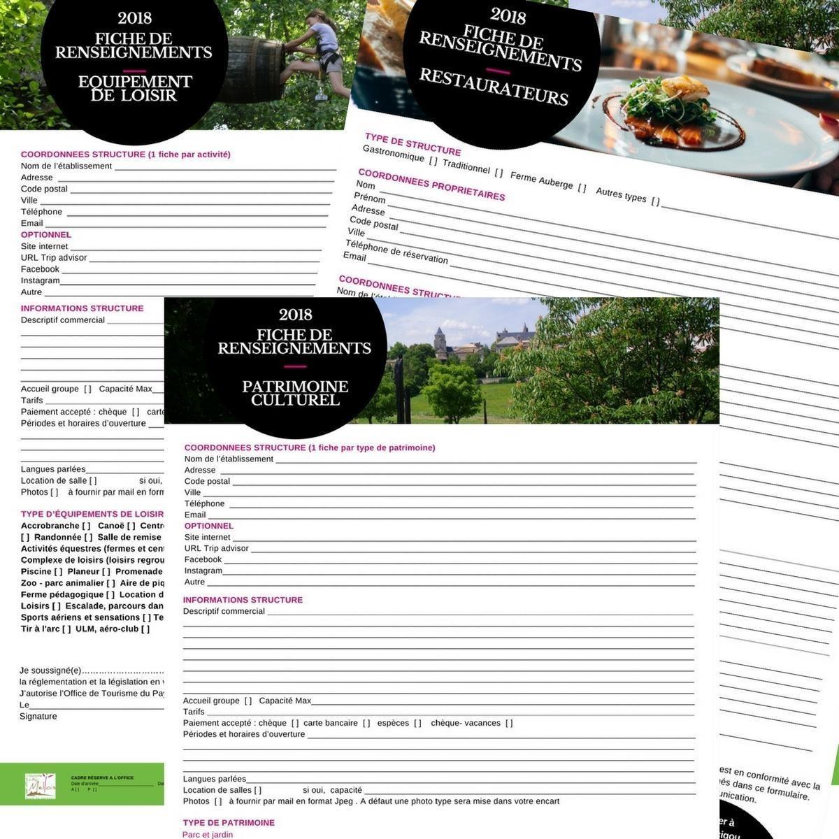 Fiche de renseignements Pays Mellois