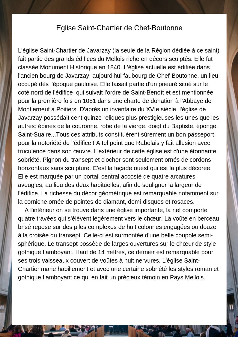 Eglise-Saint-Chartier-de-Chef-Boutonne