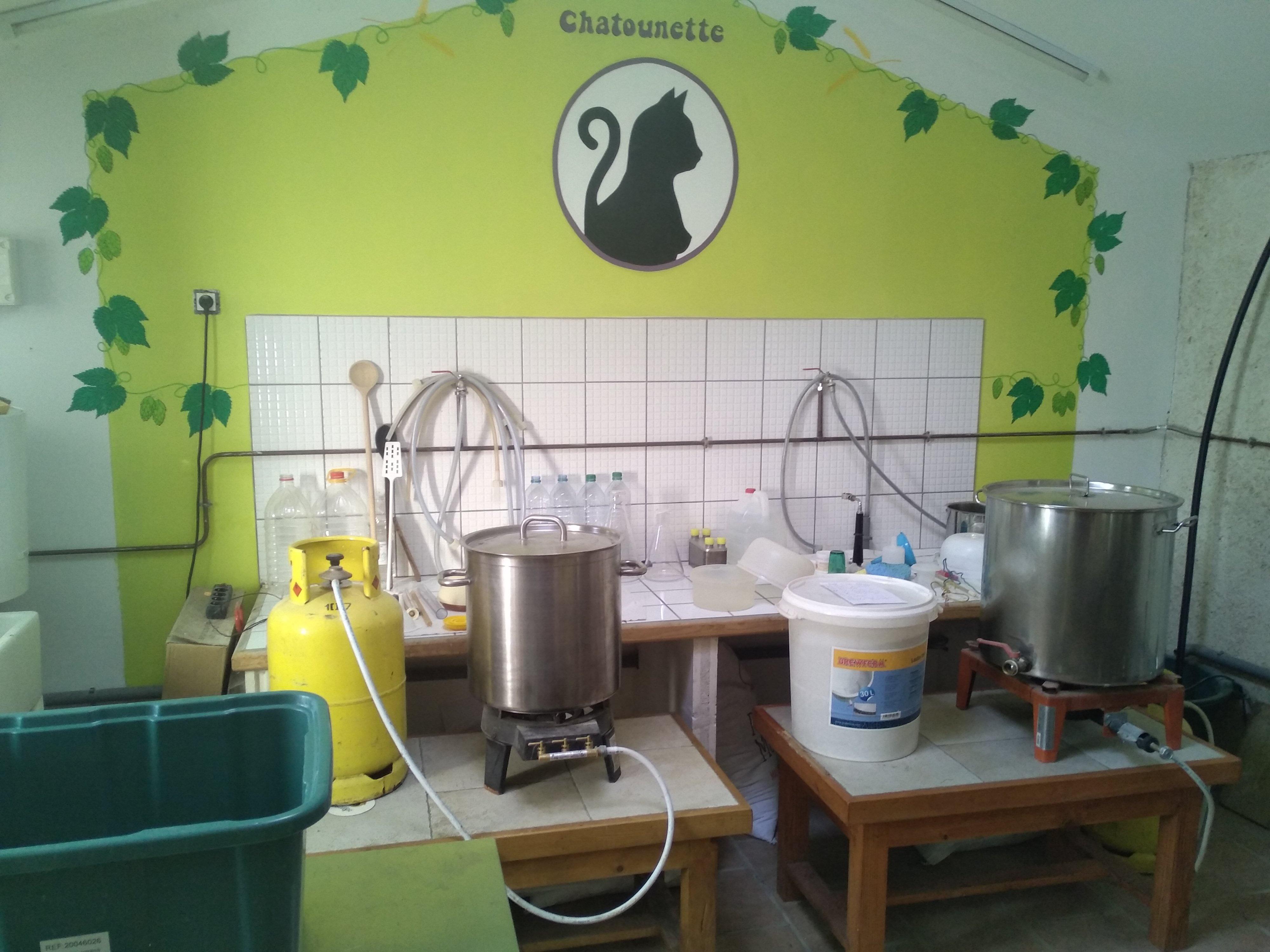 La salle de brassage